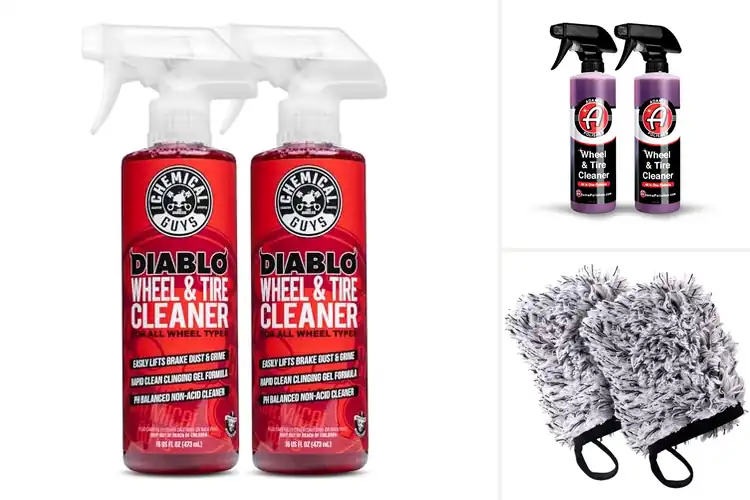 Detailed view of Best 2 Pack Wheel Cleaner