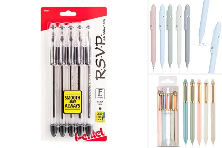 Detailed view of Best 5 Pack Pens