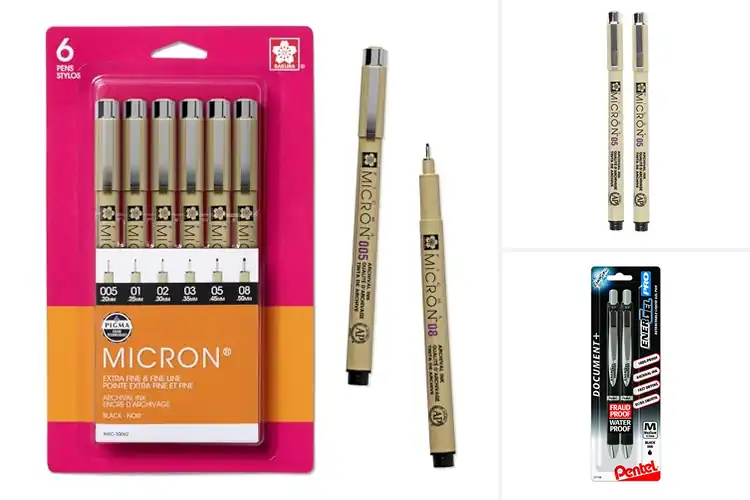 Detailed view of Best Archival Ink Pens