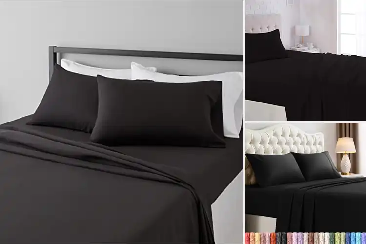 Detailed view of Best Black Bed Sheets