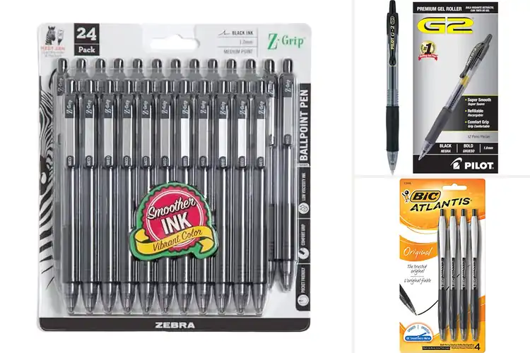 Detailed view of Best Black Pens