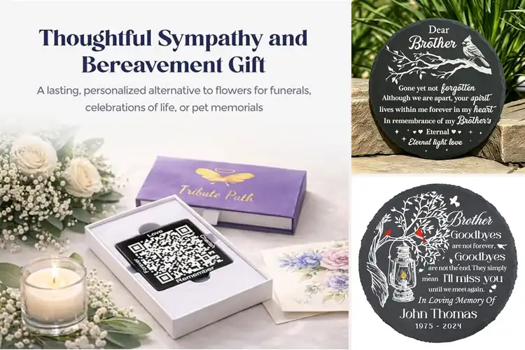 Detailed view of Best Brother Garden Slates: Find a Meaningful Tribute