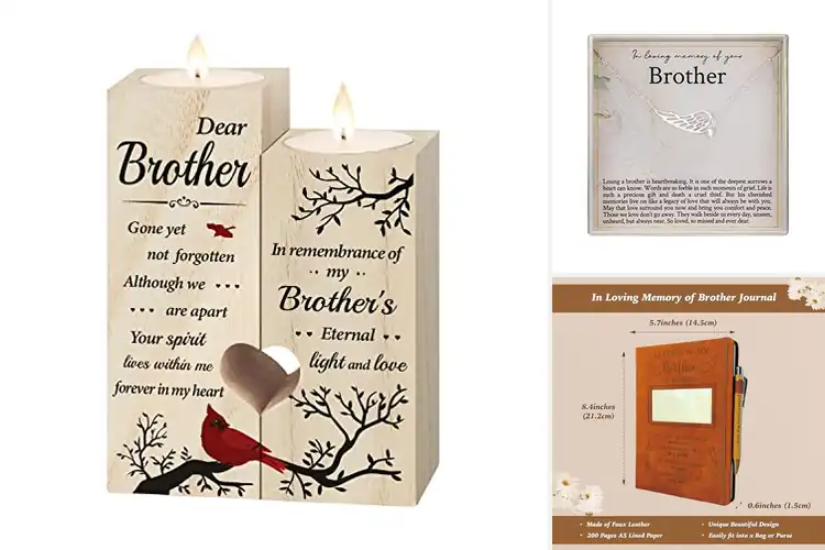 Detailed view of Best Brother in Heaven Gifts : Cherish His Memory