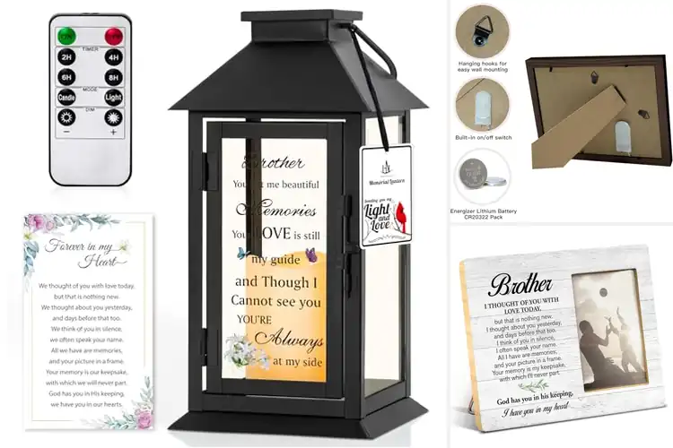 Detailed view of Best Brother Memorial Indoor Decor
