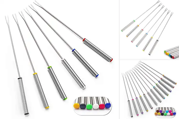 Detailed view of Best Camping Fondue Forks: Outdoor Dining Bliss