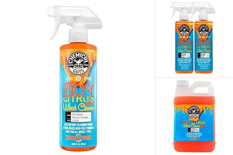 Detailed view of Best Citrus Wheel Cleaner: Sparkling Wheels Made Easy