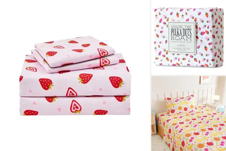 Detailed view of Best Cute Fruit Bed Sheets