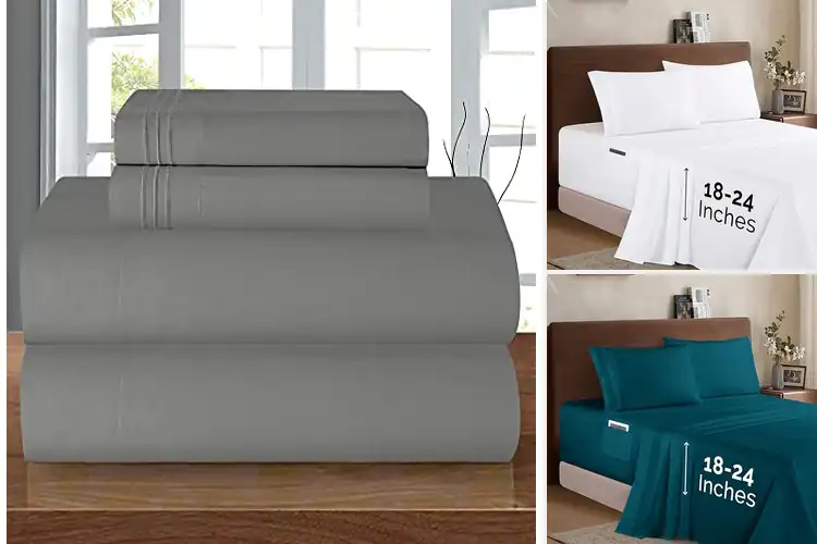 Detailed view of Best Deep Pocket Sheets With Elastic All Around
