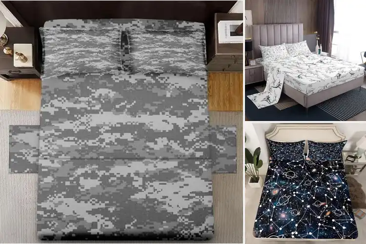 Detailed view of Best Digital Print Bed Sheets