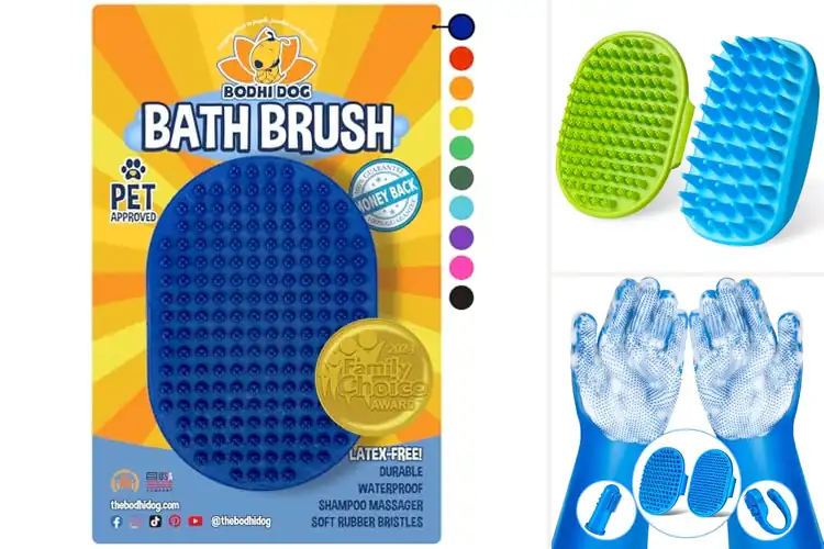 Detailed view of Best Dog Bath Brushes: Stress‑Free Baths in Minutes