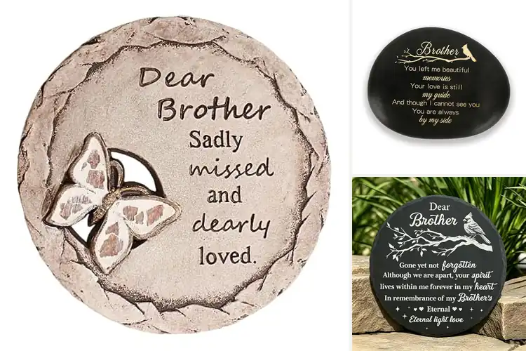 Detailed view of Best Durable Memorial Stones For Brothers