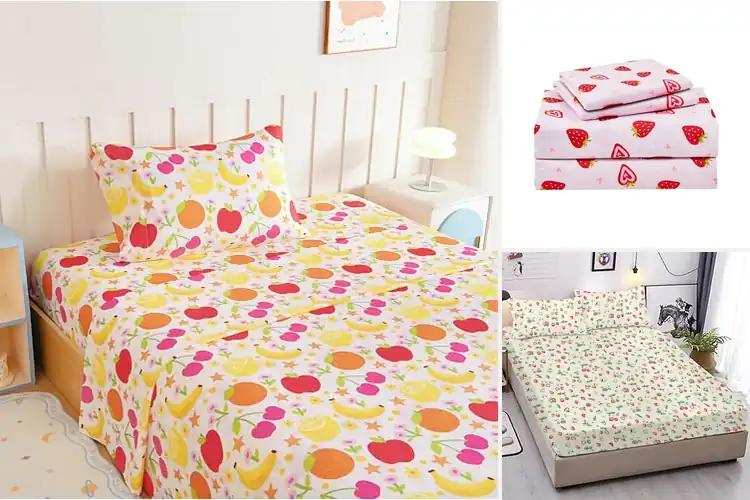 Detailed view of Best Fruit Themed Bed Sheets to Brighten Your Bedroom Today