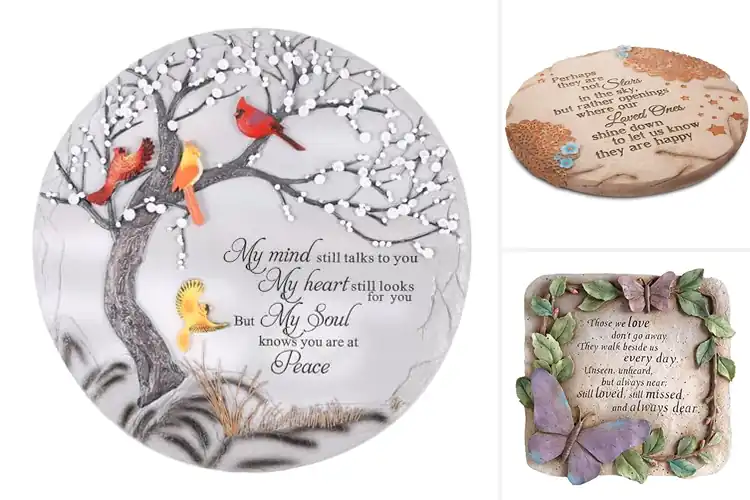 Detailed view of Best Garden Memorial Stones