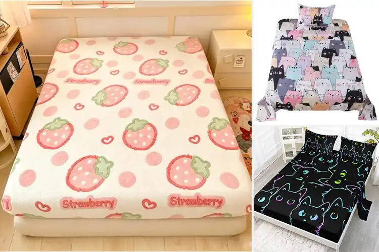Detailed view of Best Kawaii Fitted Sheets For Girls
