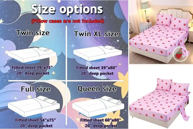 Detailed view of Best Kawaii Fitted Sheets