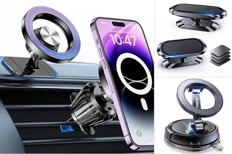 Detailed view of Best Magnetic Car Mounts: Drive Safer with Hands-Free Ease