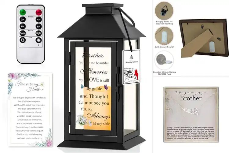 Detailed view of Best Memorial Gifts for Loss of Brother