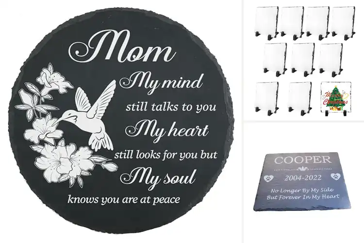 Detailed view of Best Memorial Slates for Peaceful, Heartfelt Spaces