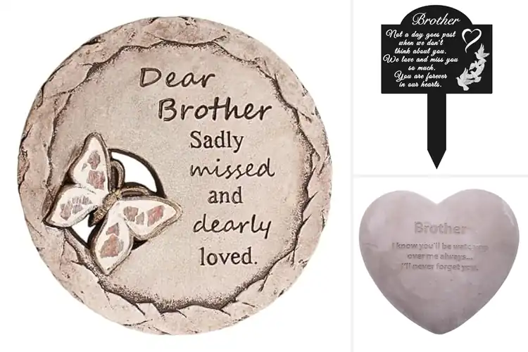 Detailed view of Best Memorial Stones for Brother