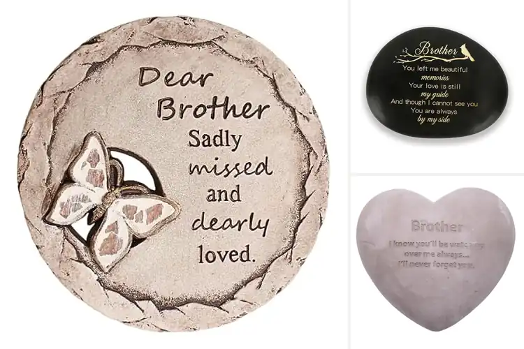 Detailed view of Best Memorial Stones For Brothers