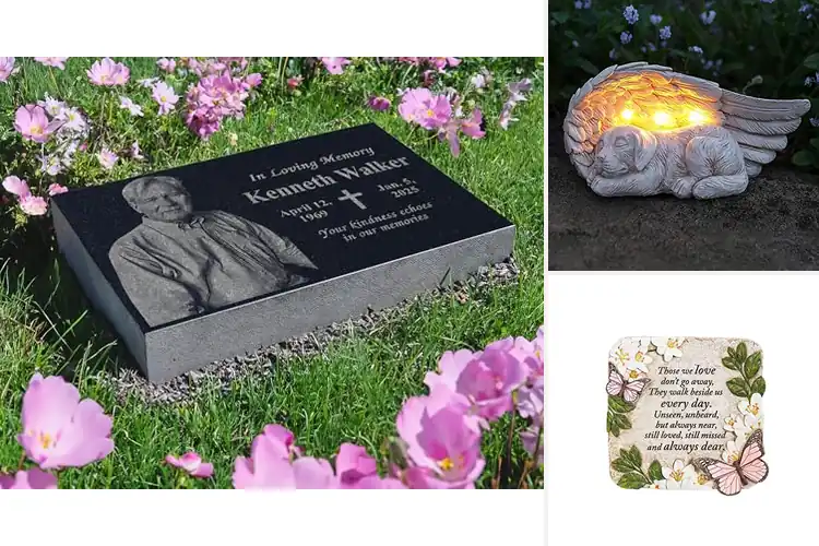Detailed view of Best Memorial Stones