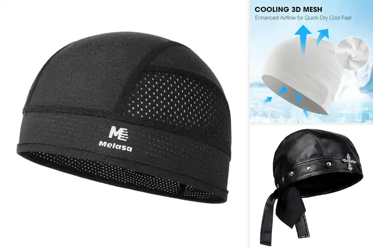 Detailed view of Best Motorcycle Caps for Style & Comfort on Every Ride