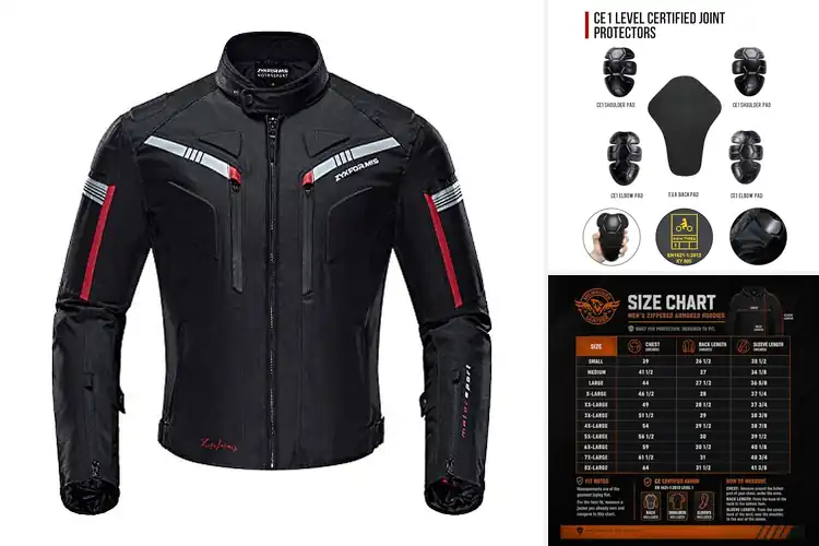 Detailed view of Best Motorcycle Jackets
