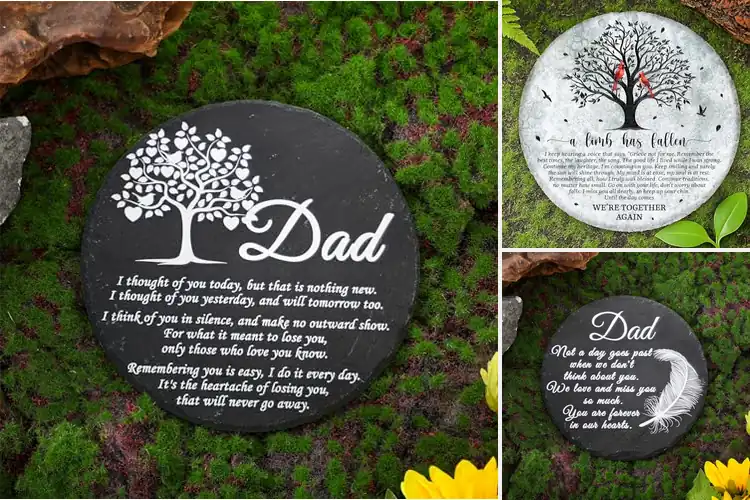 Detailed view of Best Natural Slate Memorial Stone