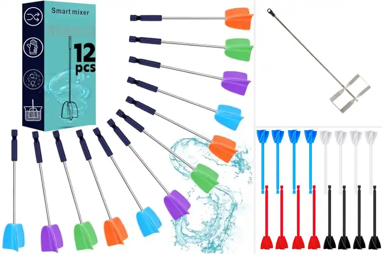 Detailed view of Best No Tool Mixing Paddles