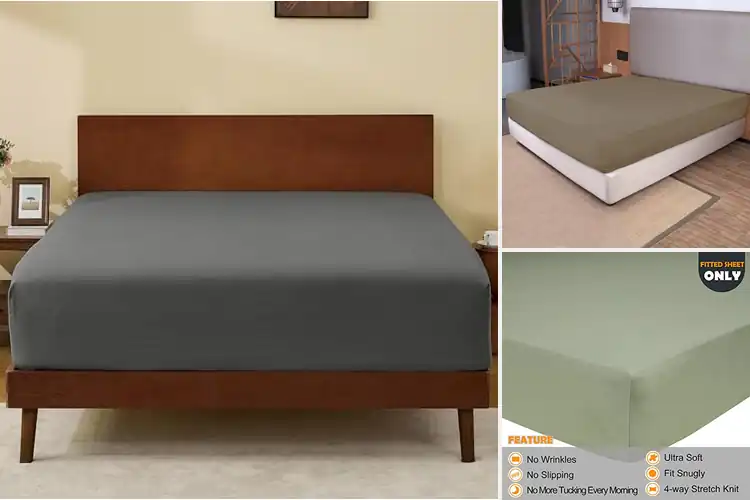 Detailed view of Best Non Slip Fitted Sheet