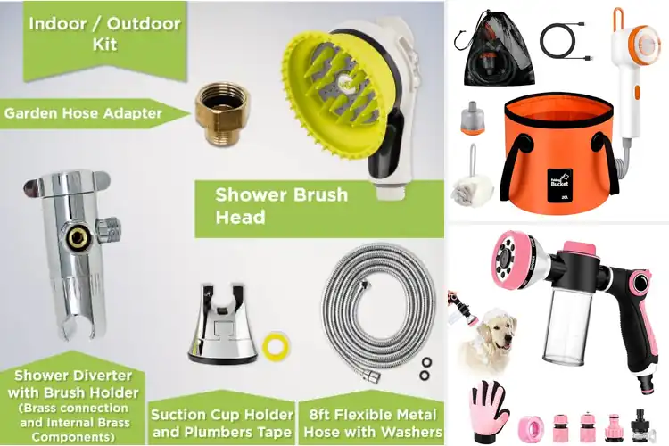 Detailed view of Best Outdoor Pet Wash Kits