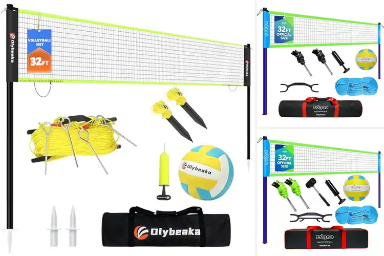 Detailed view of Best Portable Volleyball Sets: Play Anywhere, Anytime