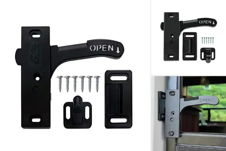 Detailed view of Best Right Hand RV Door Latches: Secure, Reliable Travel