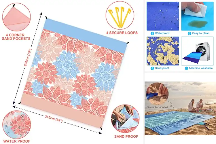 Detailed view of Best Sandproof Blankets: Stay Clean & Comfy Anywhere