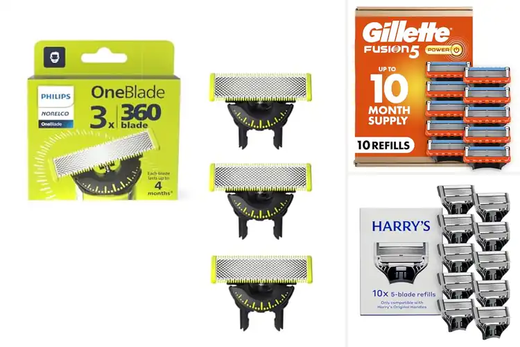 Detailed view of Best Shaver Blades