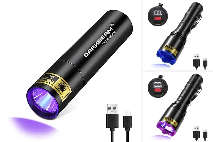 Detailed view of Best Shockproof UV Flashlight Aluminum Alloy