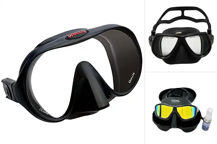 Detailed view of Best Spearfishing Masks: Dive with Clarity & Confidence