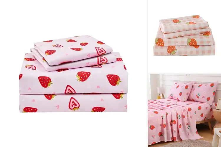 Detailed view of Best Strawberry Fitted Sheets: Top 10 Cozy Picks