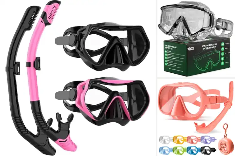 Detailed view of Best Tiltable Buckle Snorkeling Masks