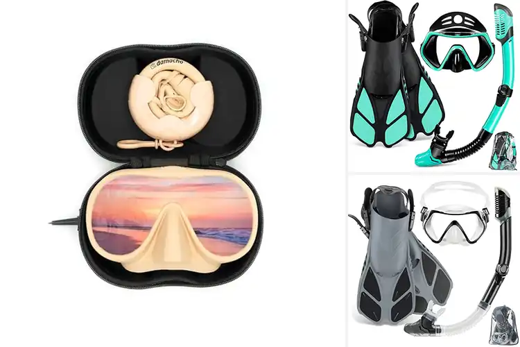 Detailed view of Best Travel Diving Masks Lightweight
