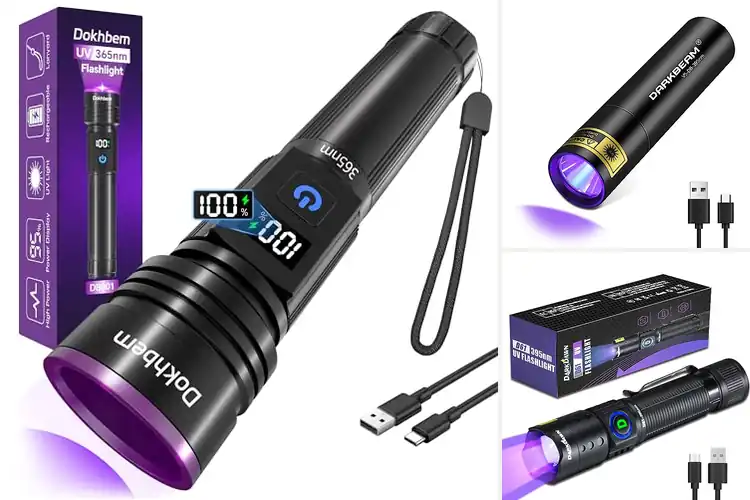 Detailed view of Best UrineDetection Ultraviolet Flashlights