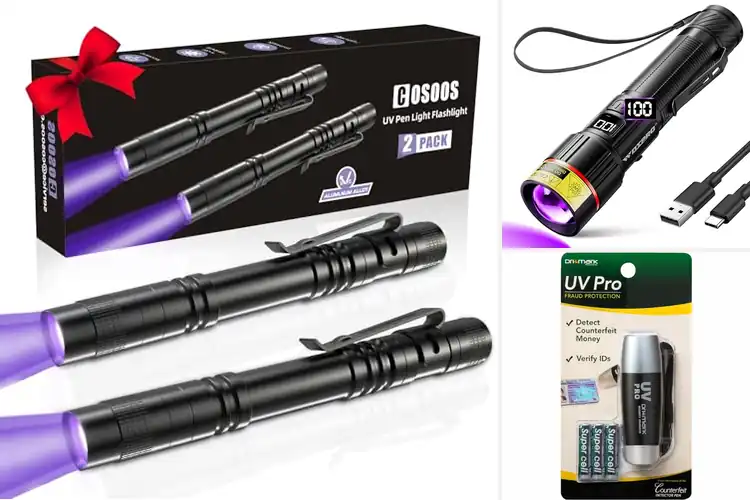 Detailed view of Best UV Flashlights for Document Verification