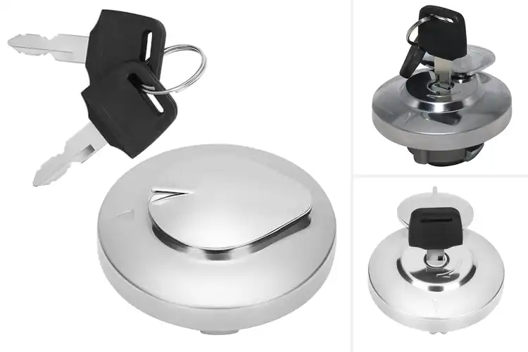 Detailed view of VT750 Shadow Fuel Cap : Ride in Style & Security