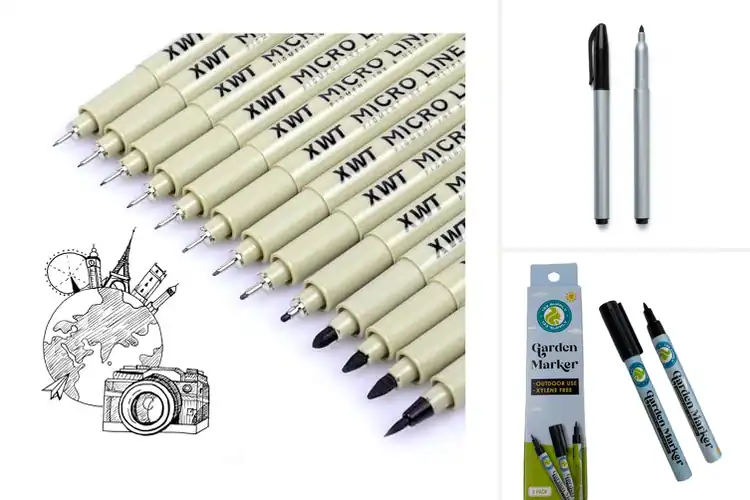 Detailed view of Best Water-Resistant Non Bleeding Pens