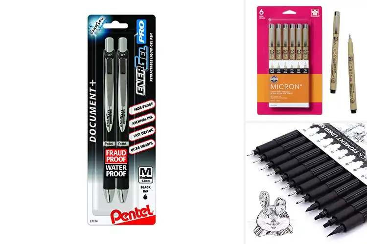 Detailed view of Best Waterproof Ink Pens