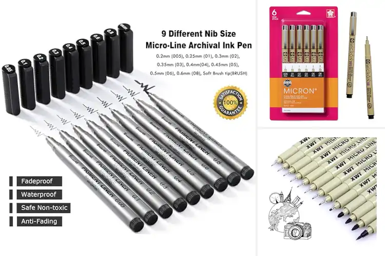 Detailed view of Best Waterproof Non Bleeding Ink Pens